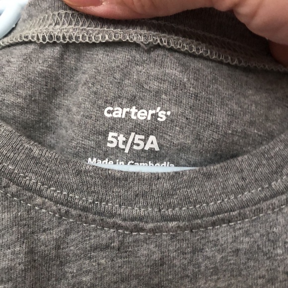 Carter’s “Team Santa” Shirt (Used once) - Size 5T - Picture 2 of 3